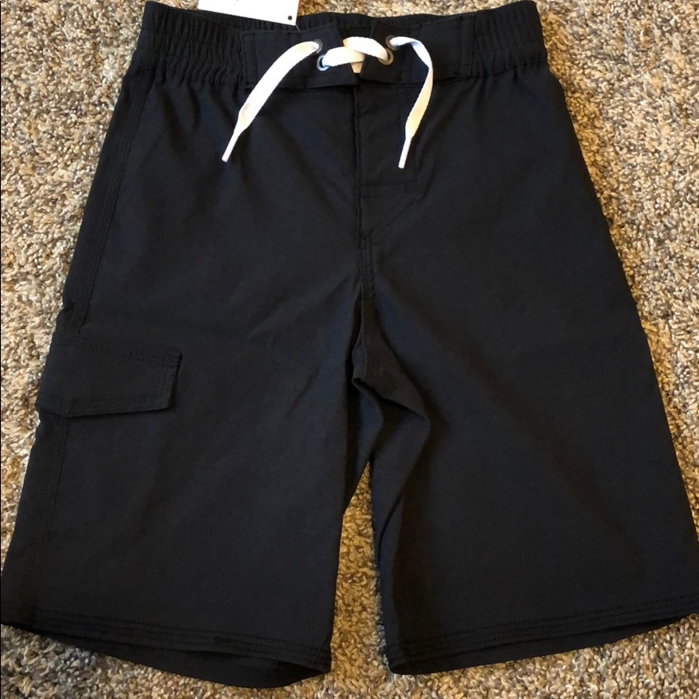 Hanna Andersson • Black Board Shorts